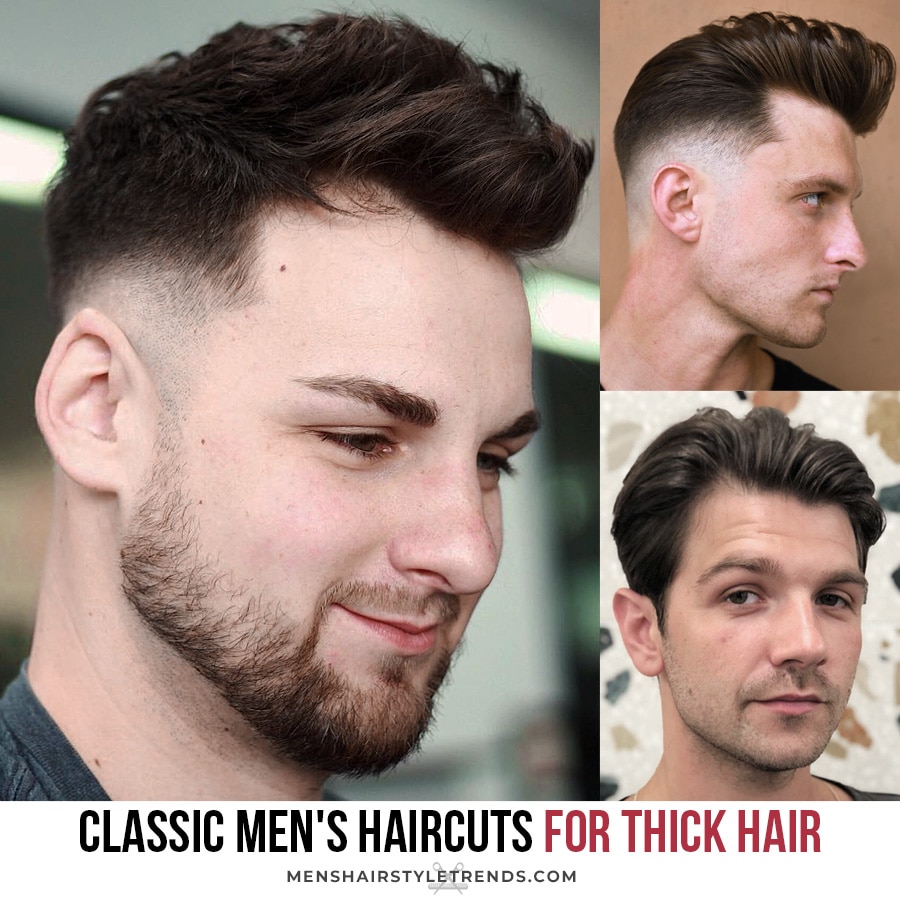 classic men's haircuts for thick hair