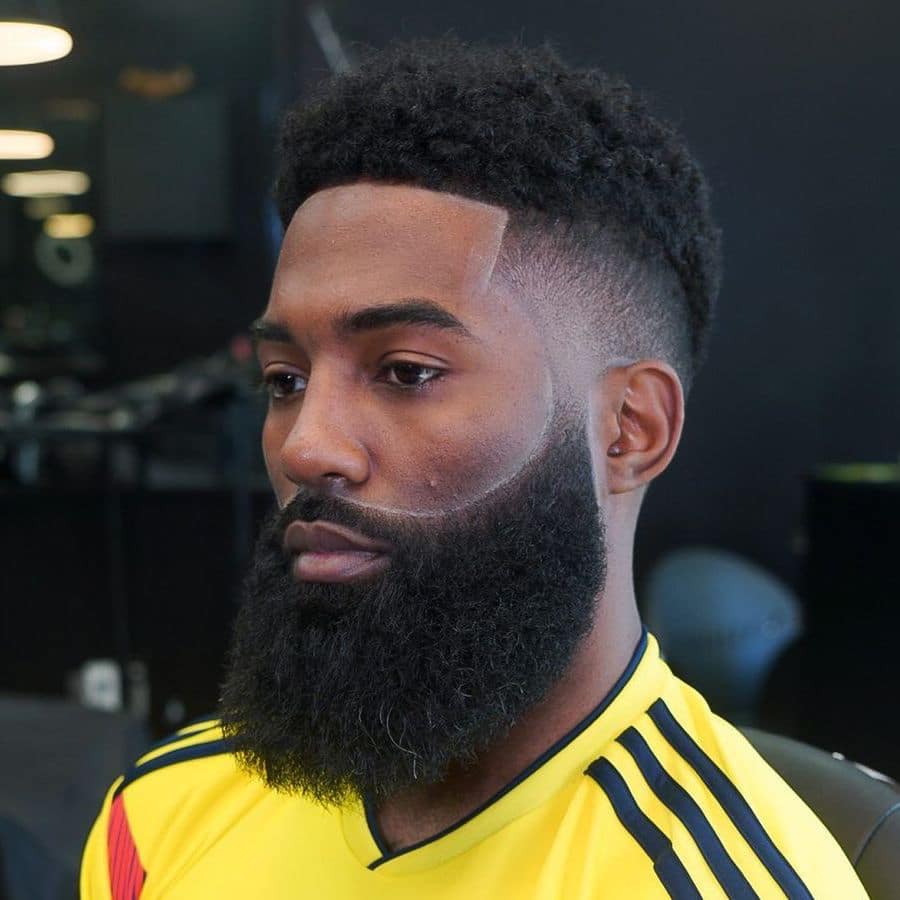 Beard fade styles for Black men