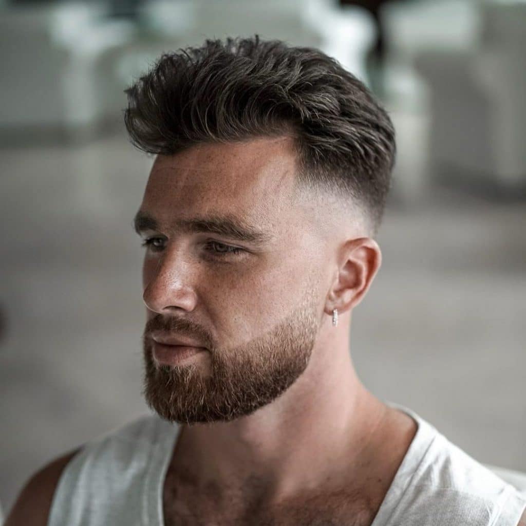 Beard skin fade haircut