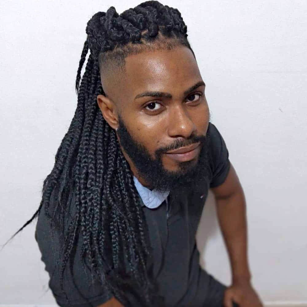 Black men Box braids