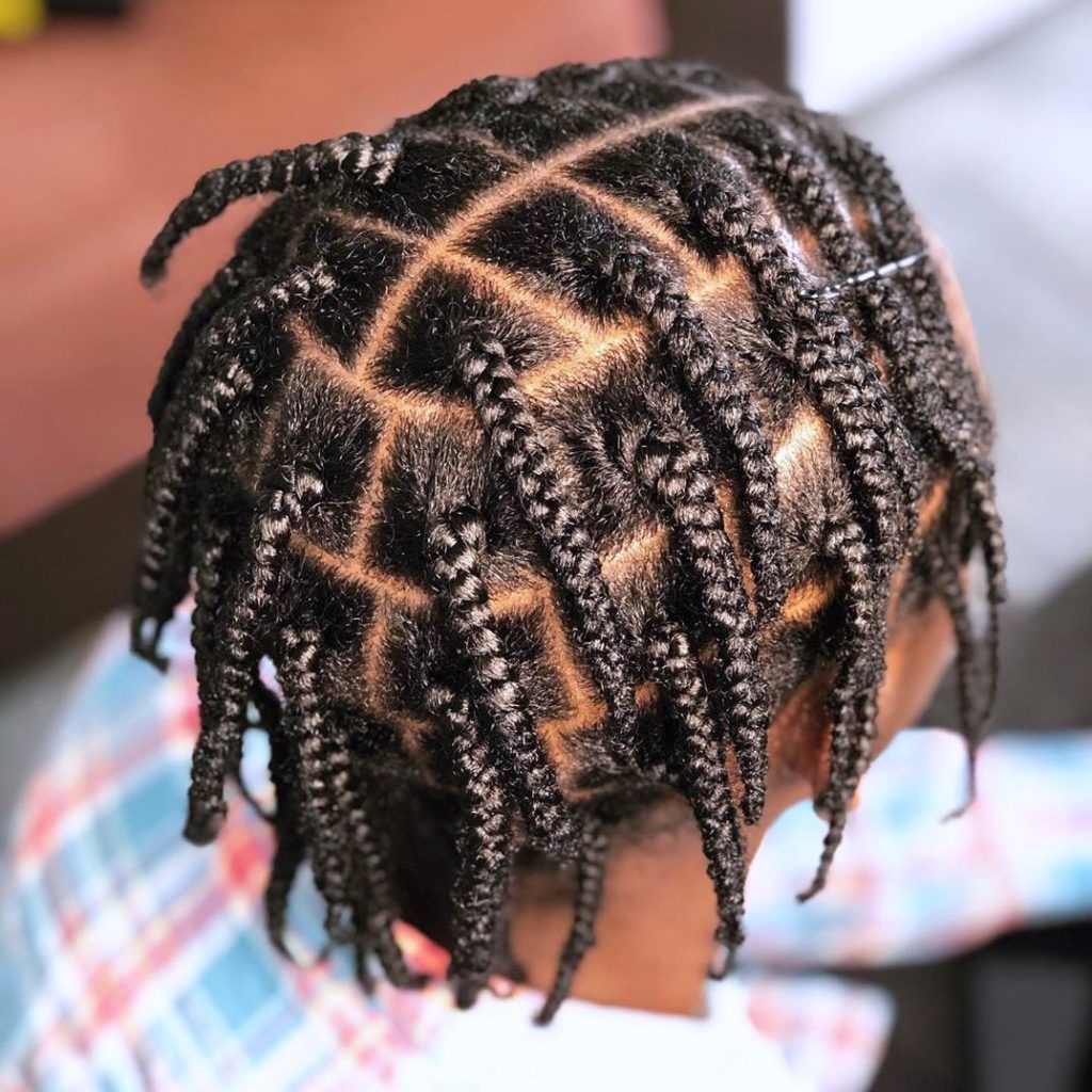 Box braids for men