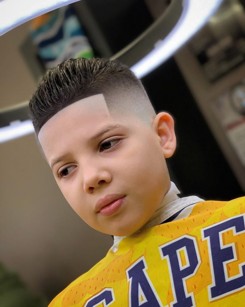 Boys bald fade haircut