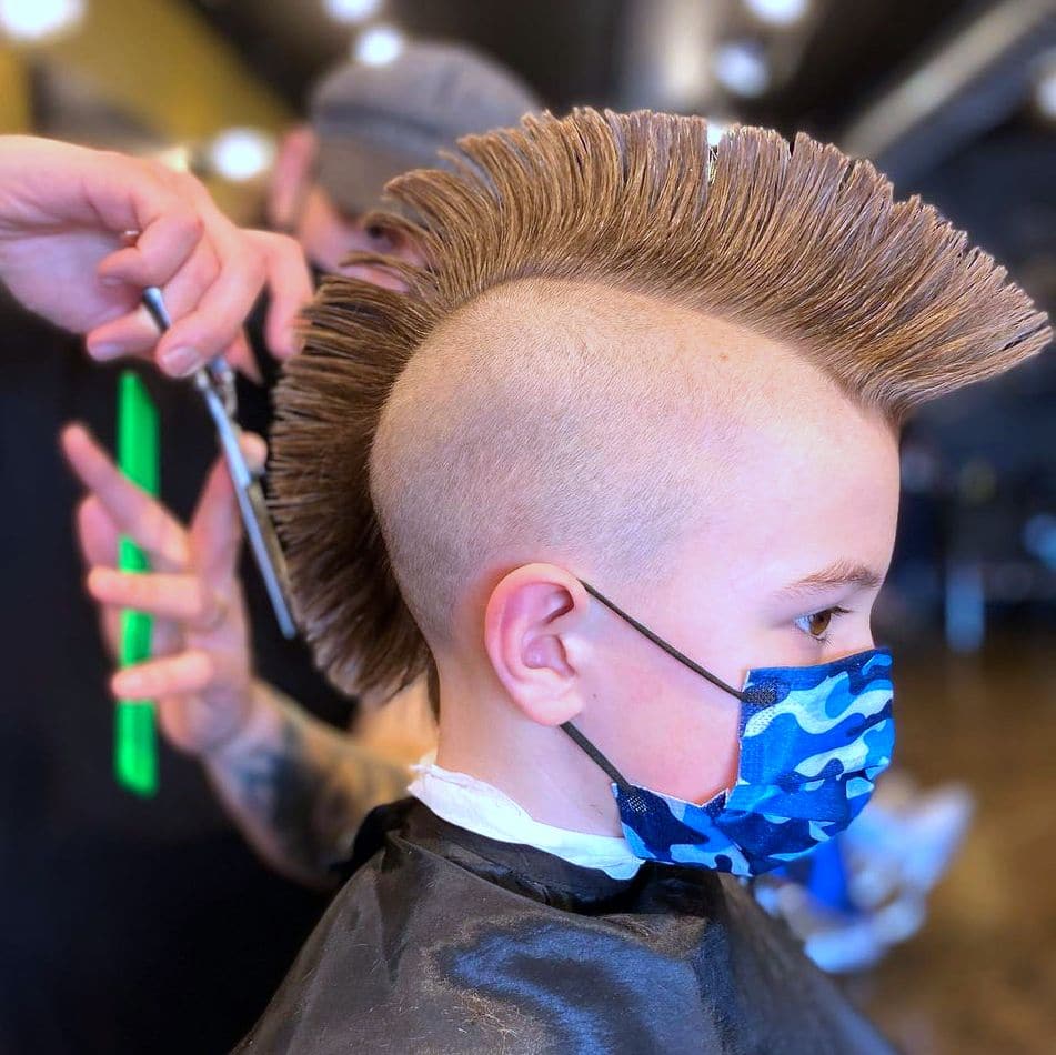 Punk rock mohawk for kids