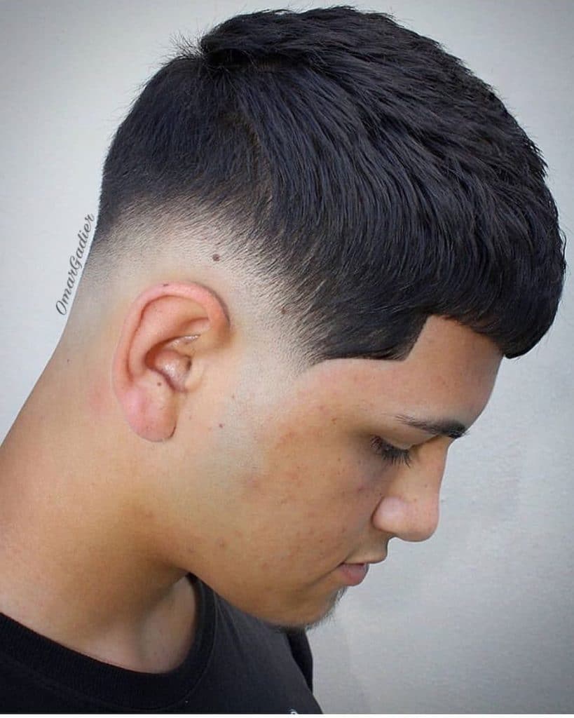 Short fade haircuts for thick hair