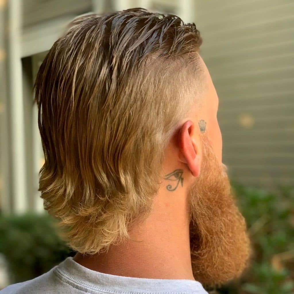 Hockey hair and beard