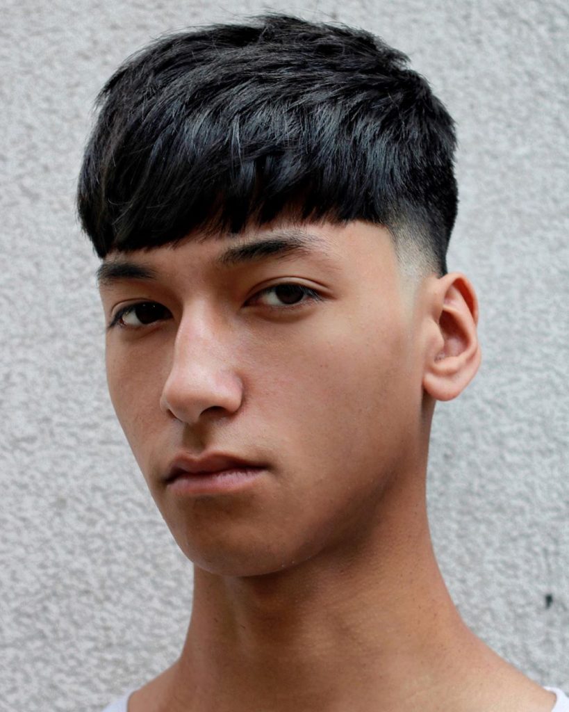 Fringe haircuts for men with thick hair