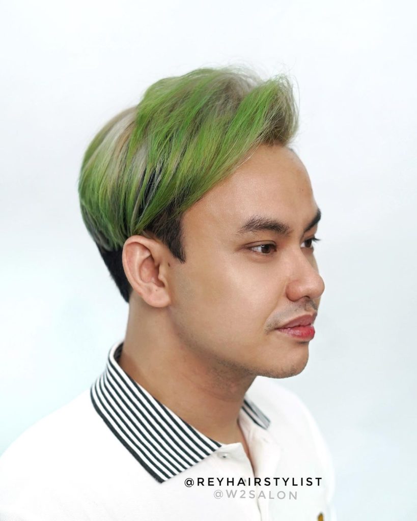 Green Hair Color For Men