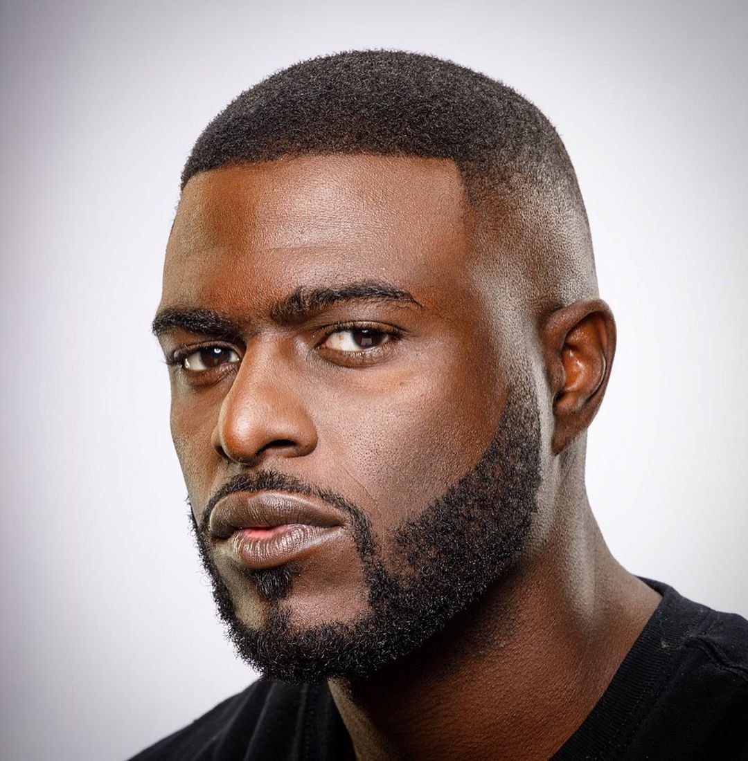 Short beard styles for Black men