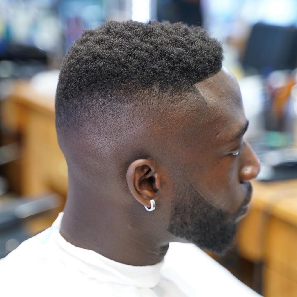 High bald fade haircut