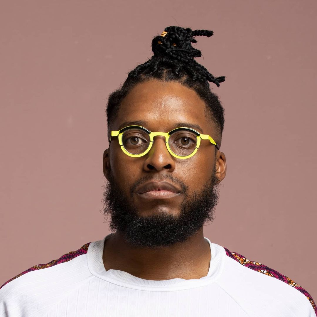 Long braided hair Black men man bun