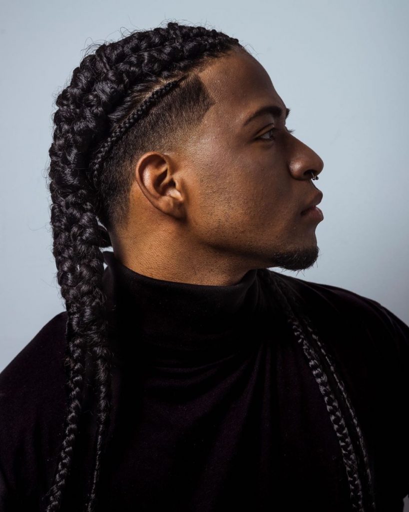 How long to wear braids for men