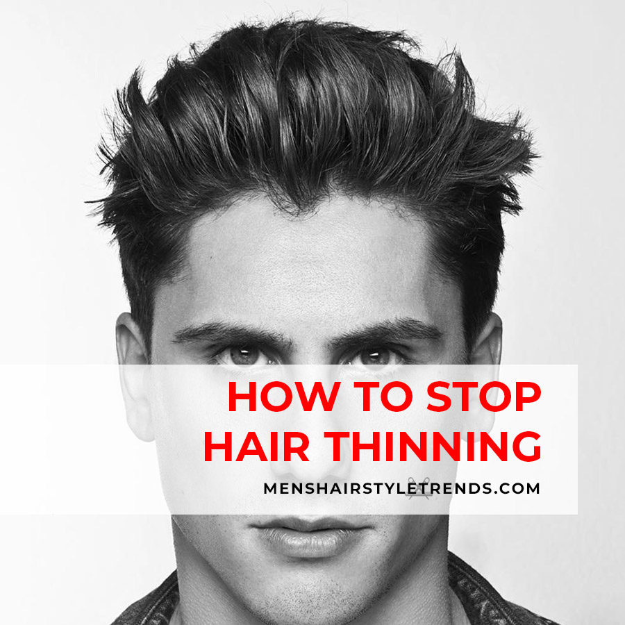 how to stop hair thinning men