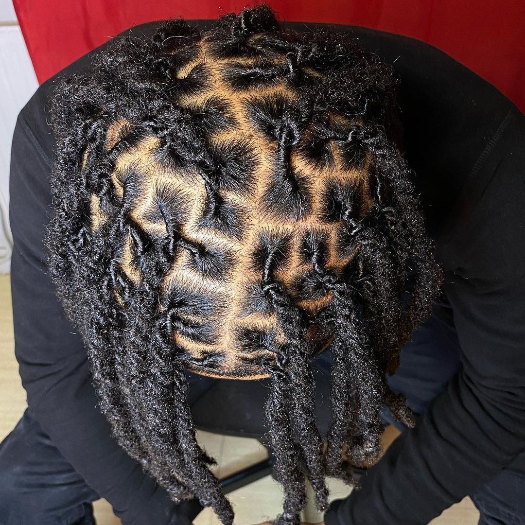 Box hair twists men