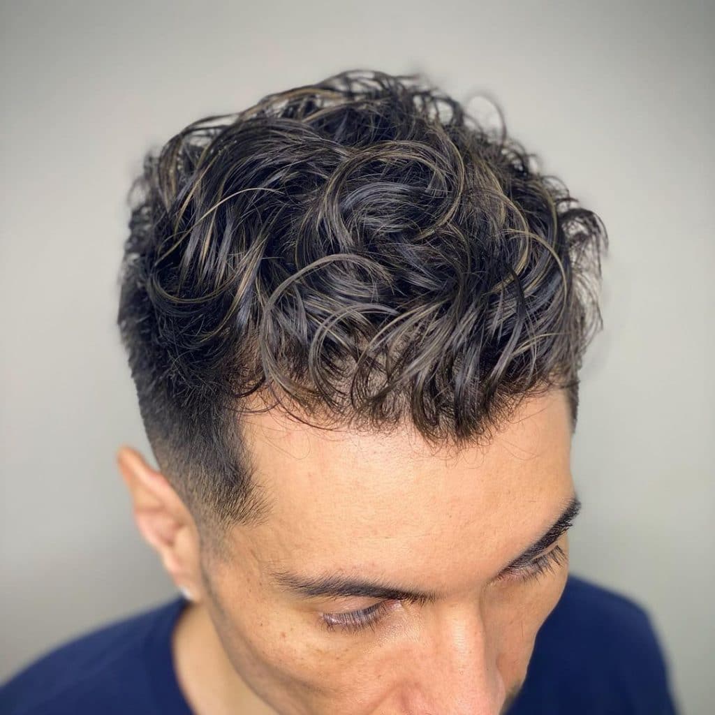 Loose perm for men