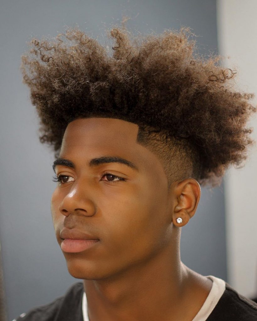 Medium length hairstyles for black men