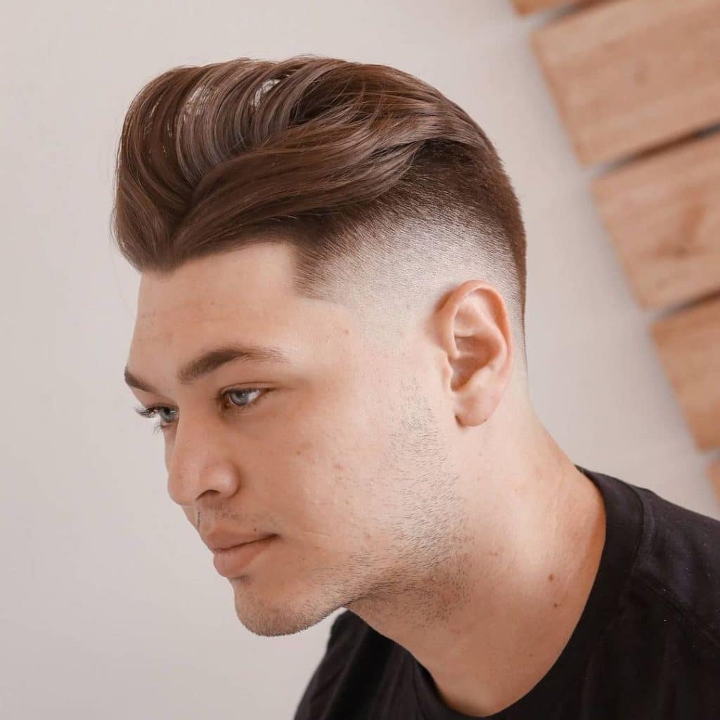 Men's medium length haircuts high fade