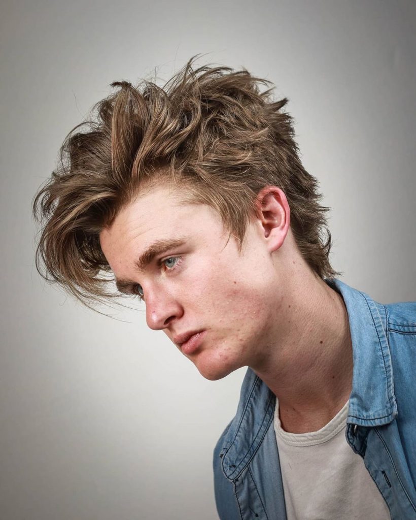 Messy hairstyles for men medium length