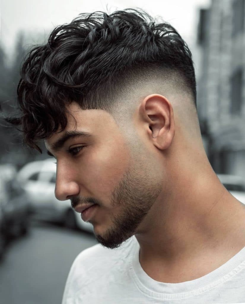 Medium length hairstyles for wavy hair men