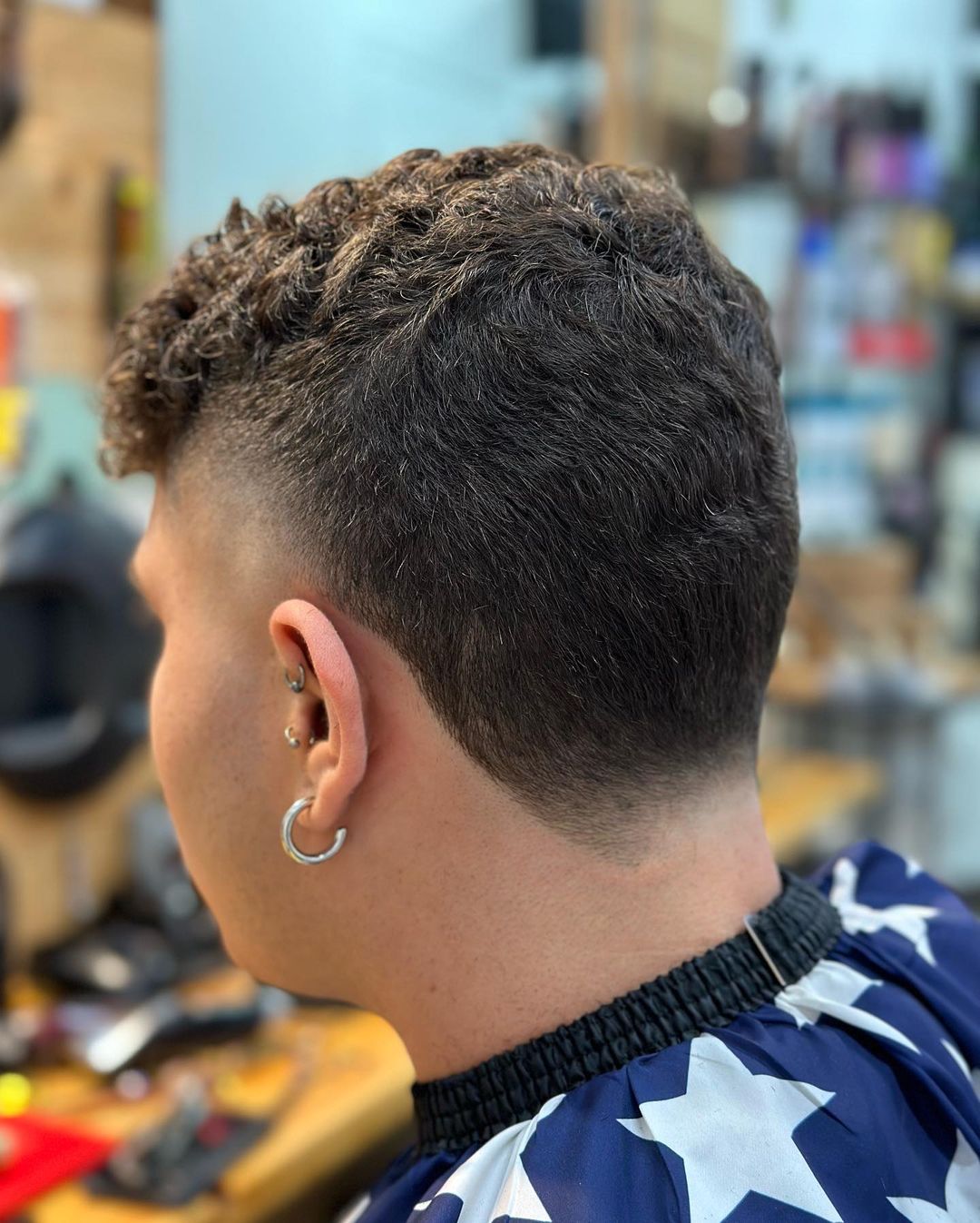 Mid taper fade