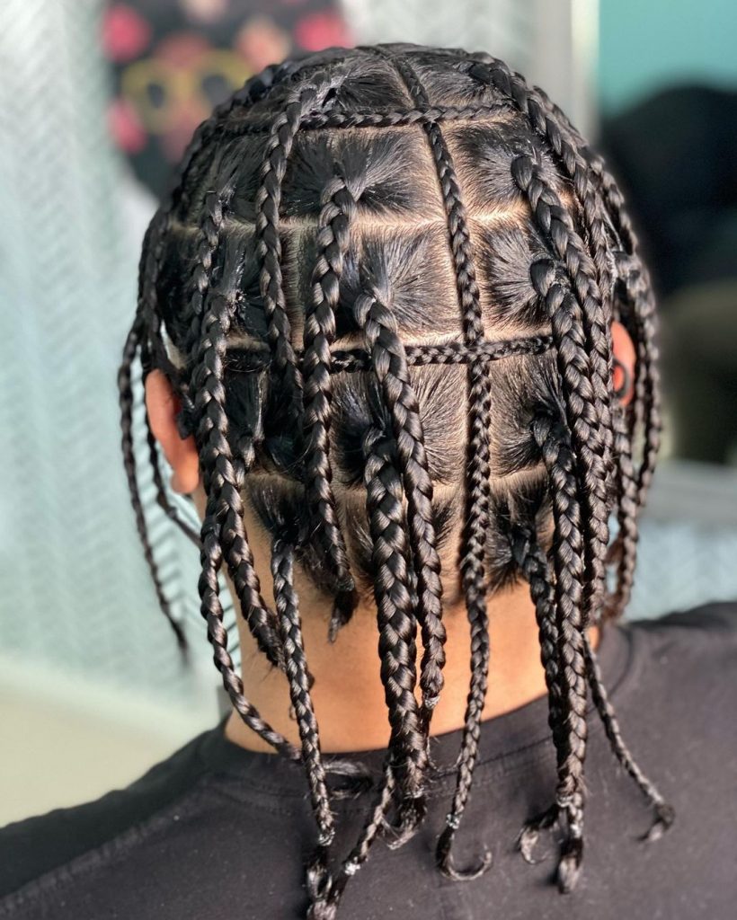 Men's box braids styles