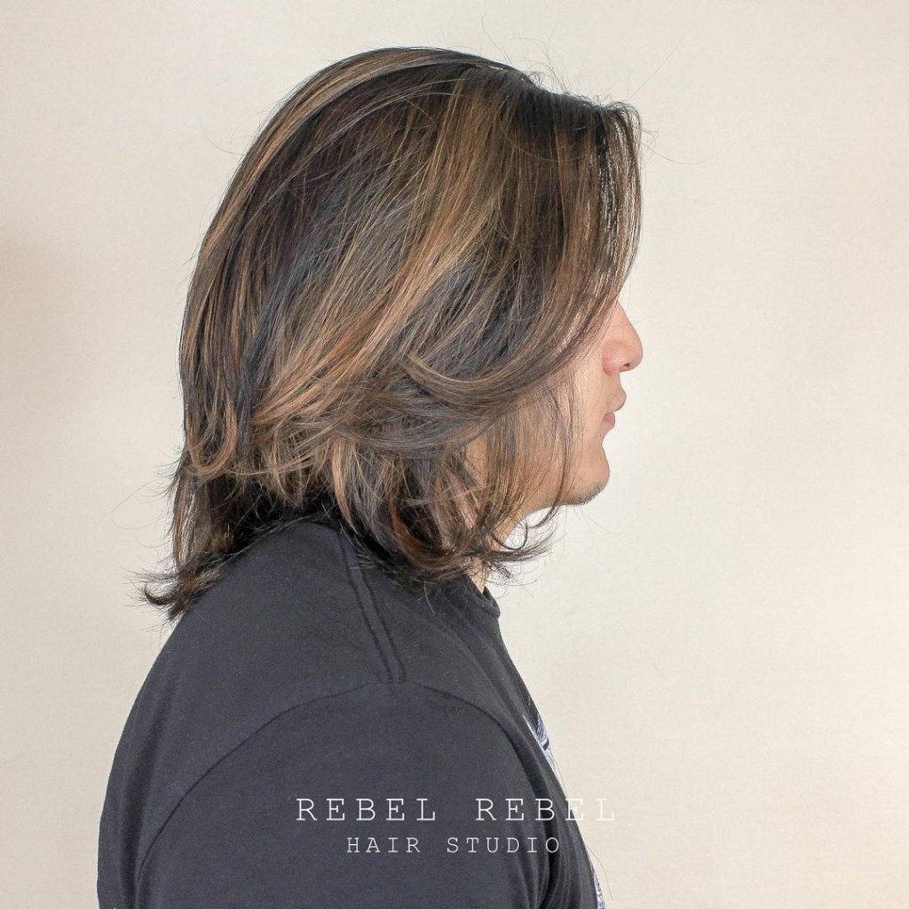 Men's Highlights For Long Hair