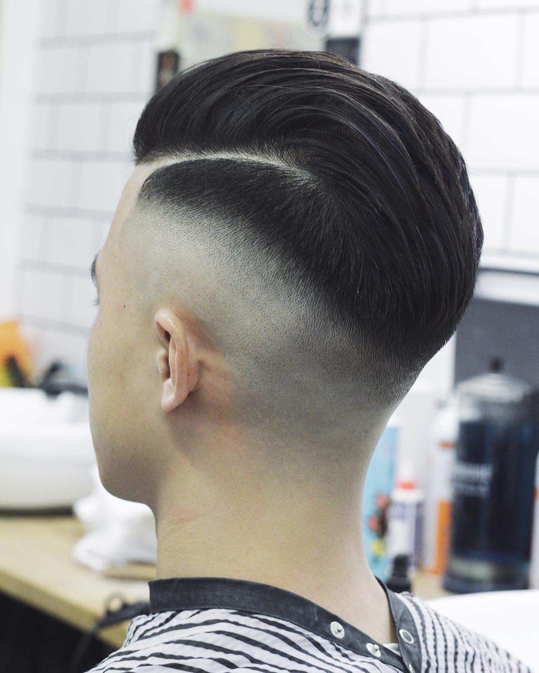 High skin fade haircut