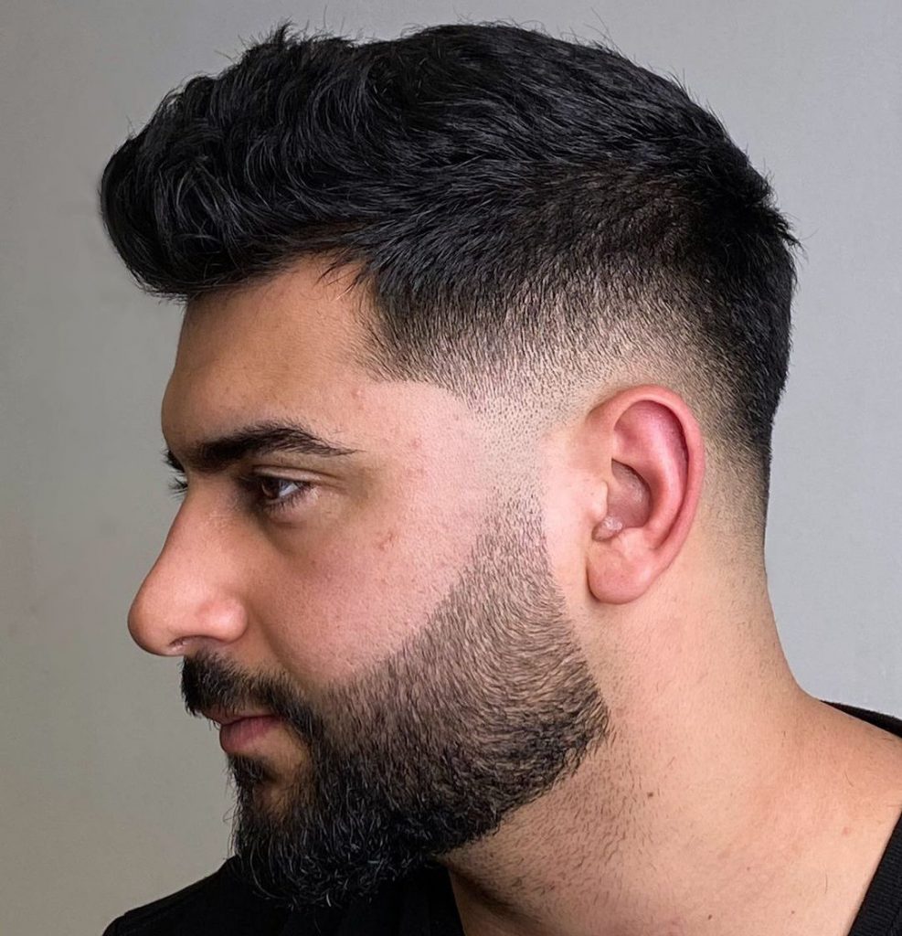 Short beard fade styles