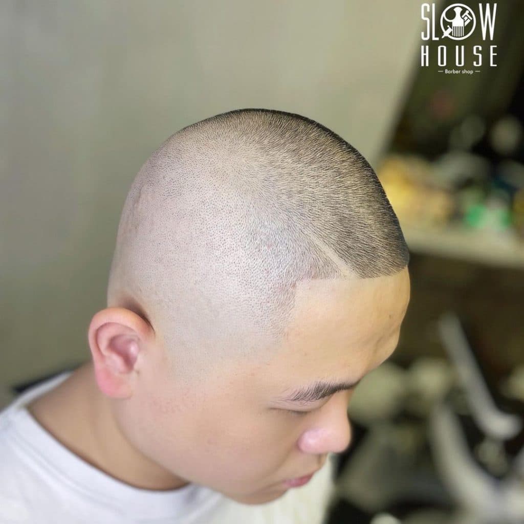 Southside fade haircut with part