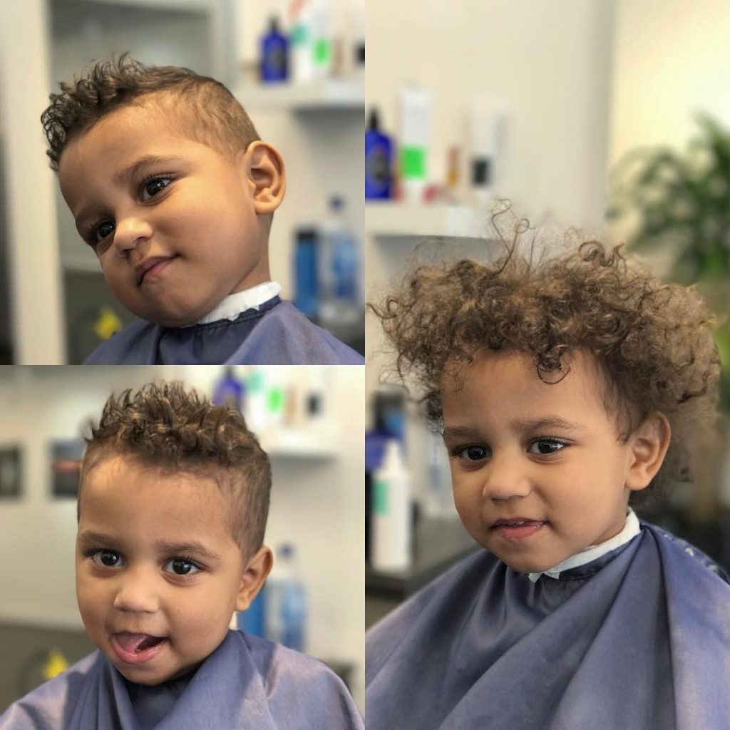 Toddler boy haircuts for fine curly hair