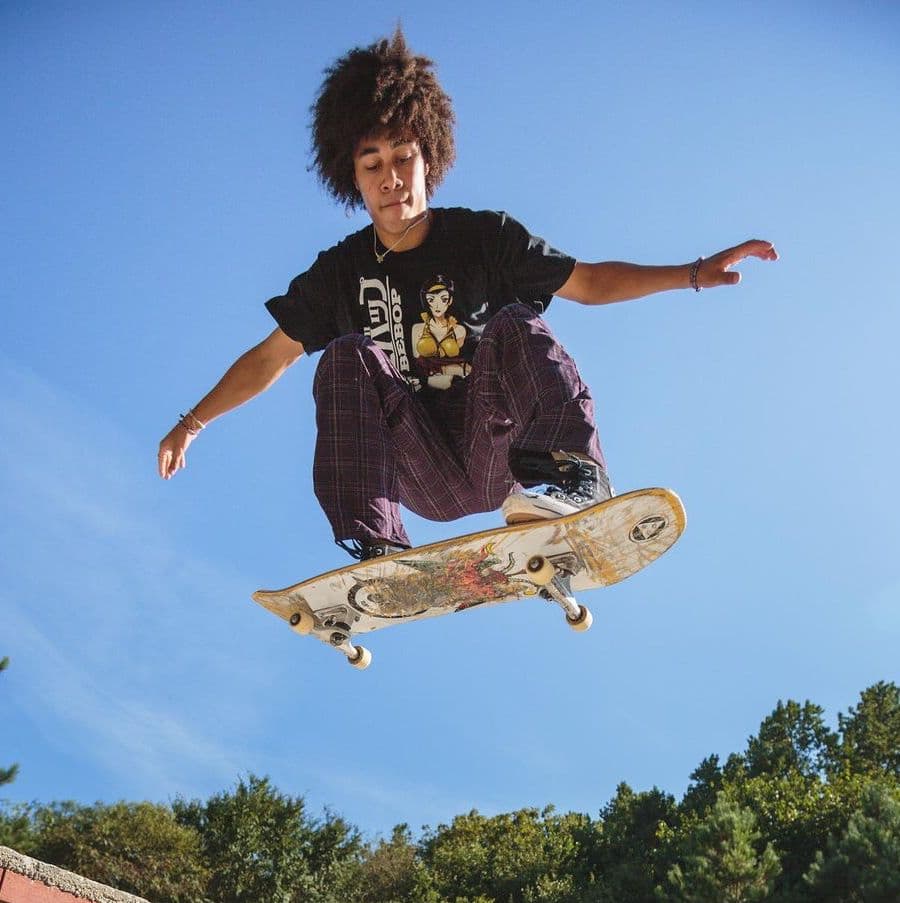 Skater boy hair