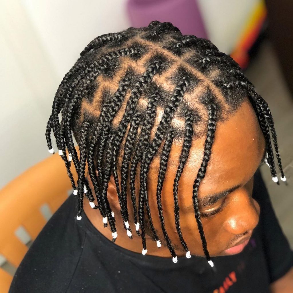 Small box braids for men