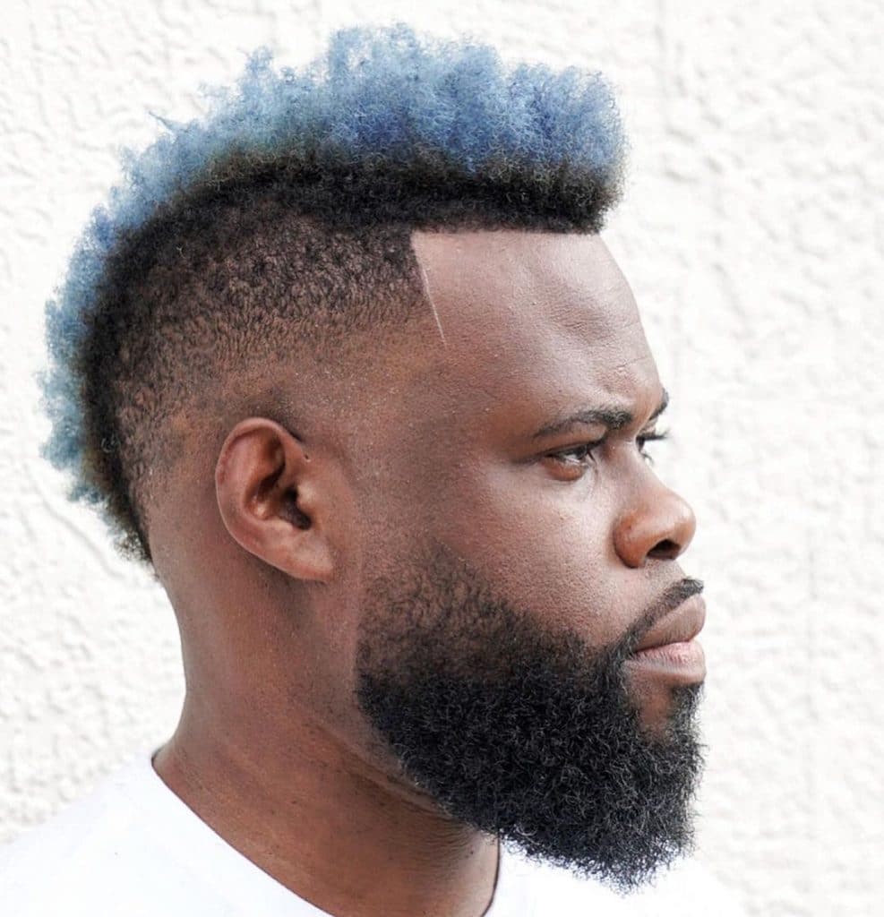 Mohawk fades for Black men