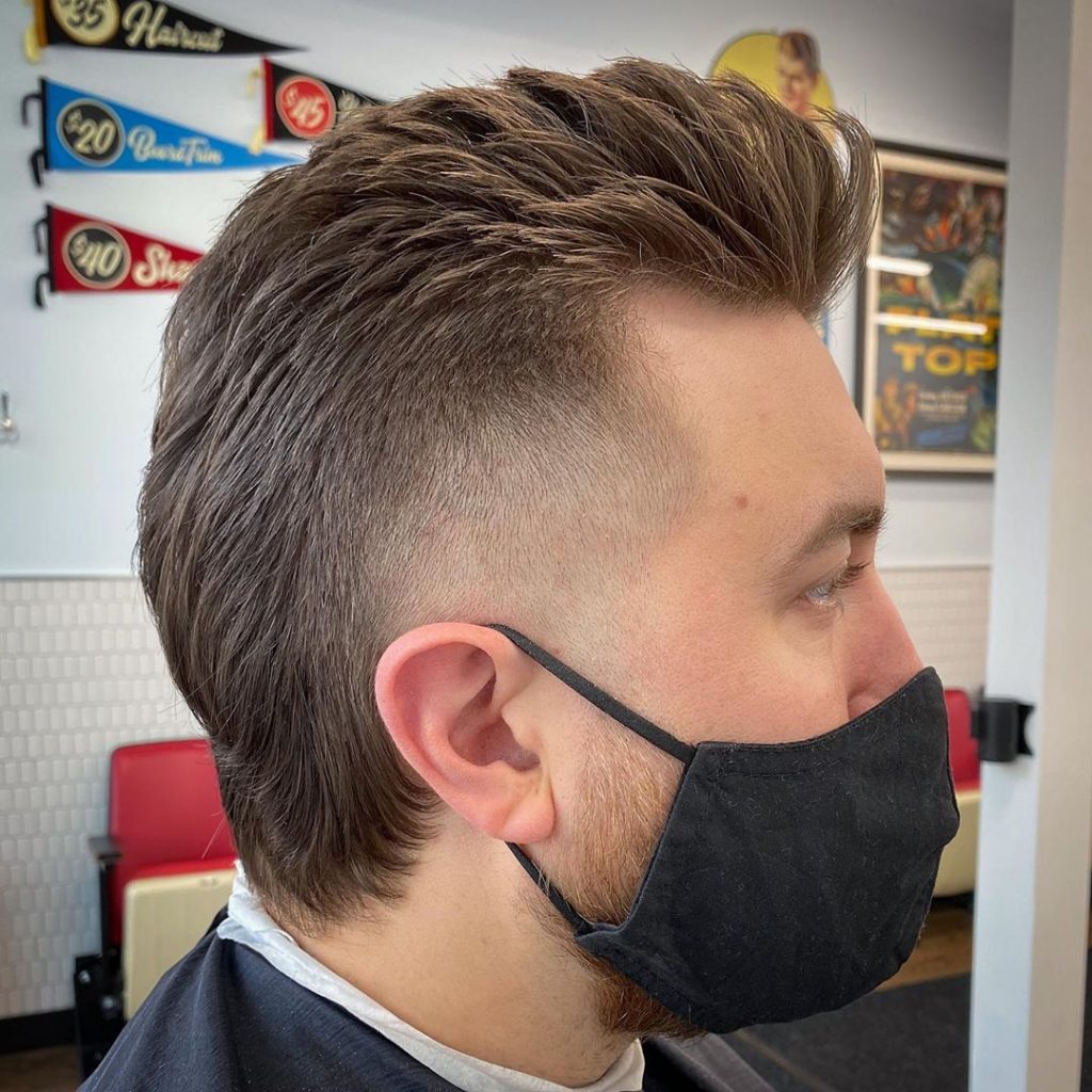 Temp fade haircut