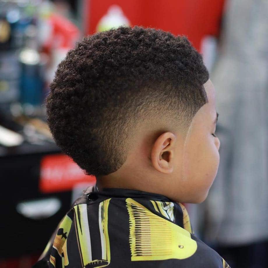 Toddler boy haircut Black