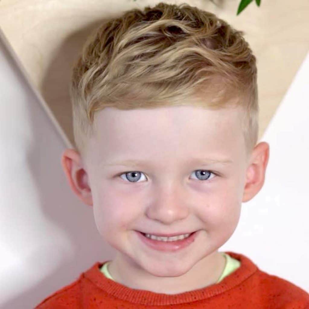 short haircut for toddler boys with wavy hair