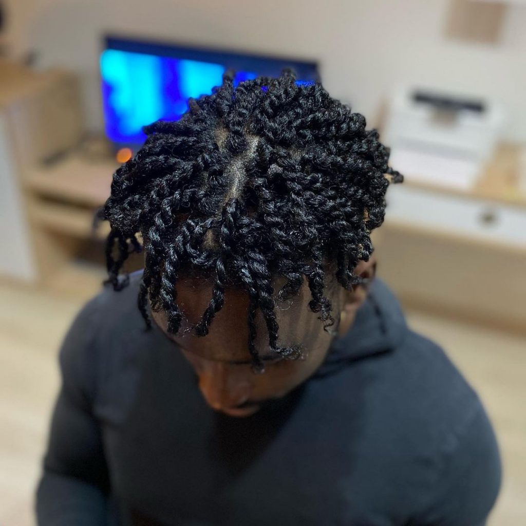 Short Hair Twist Men