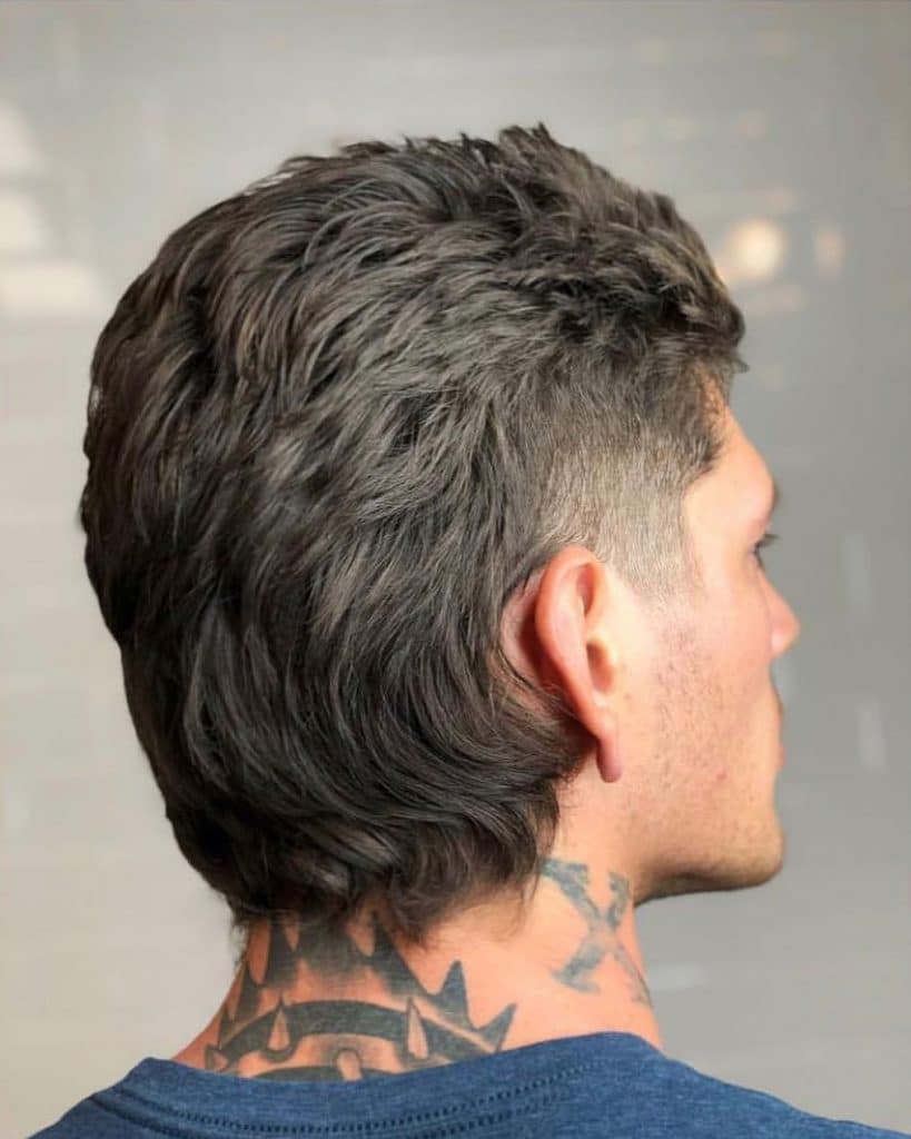 Temp fade mullet