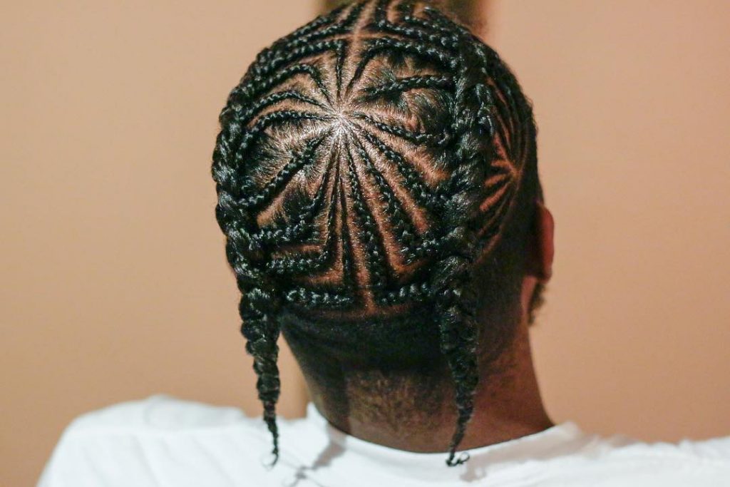 Braid styles for men firework cornrows