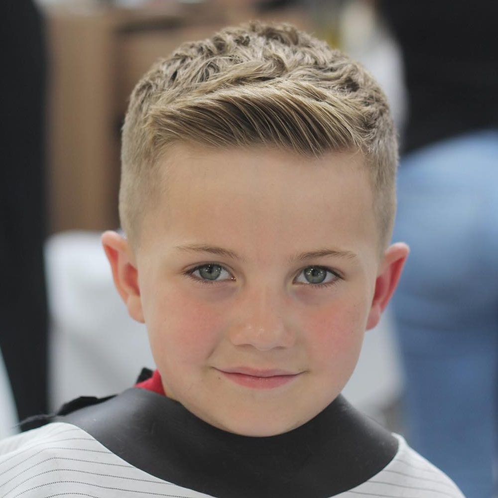 Boys haircut short hair