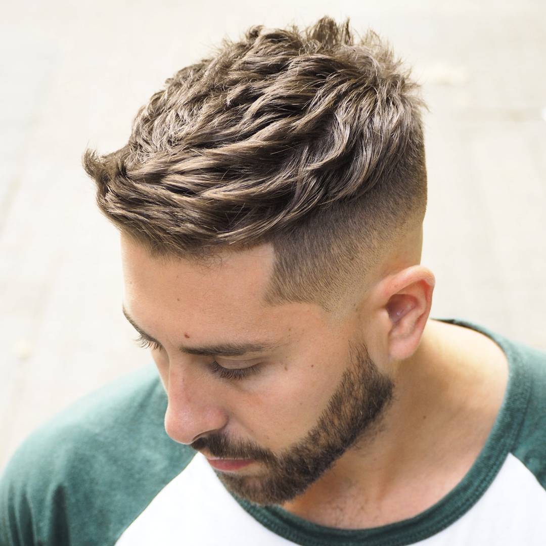 ambarberia short quiff haircut for men