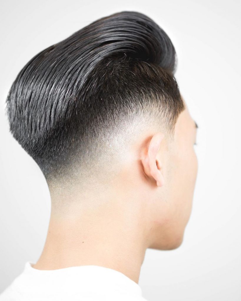 Drop fade haircut