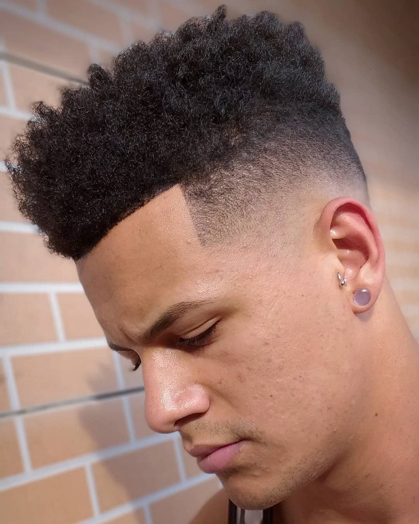 High top fade haircut