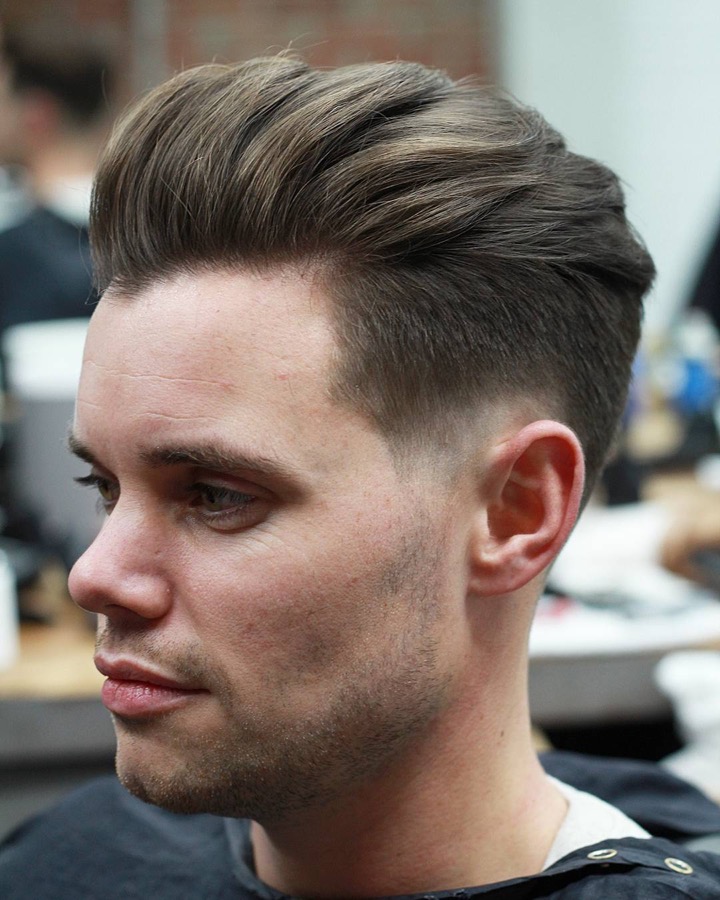 Cool pompadour for men