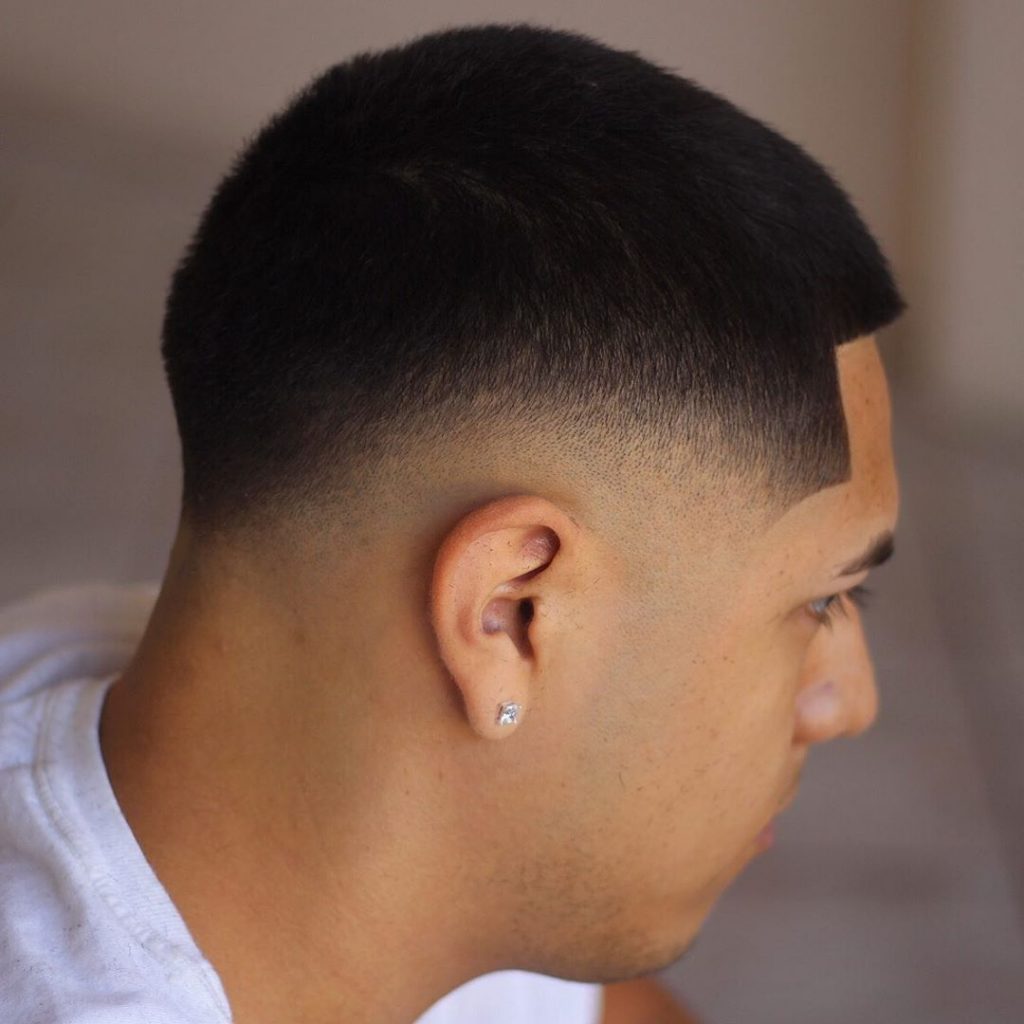 Short fade haircut