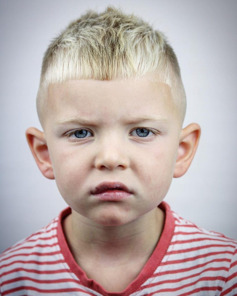 Toddler boys crop fade haircut