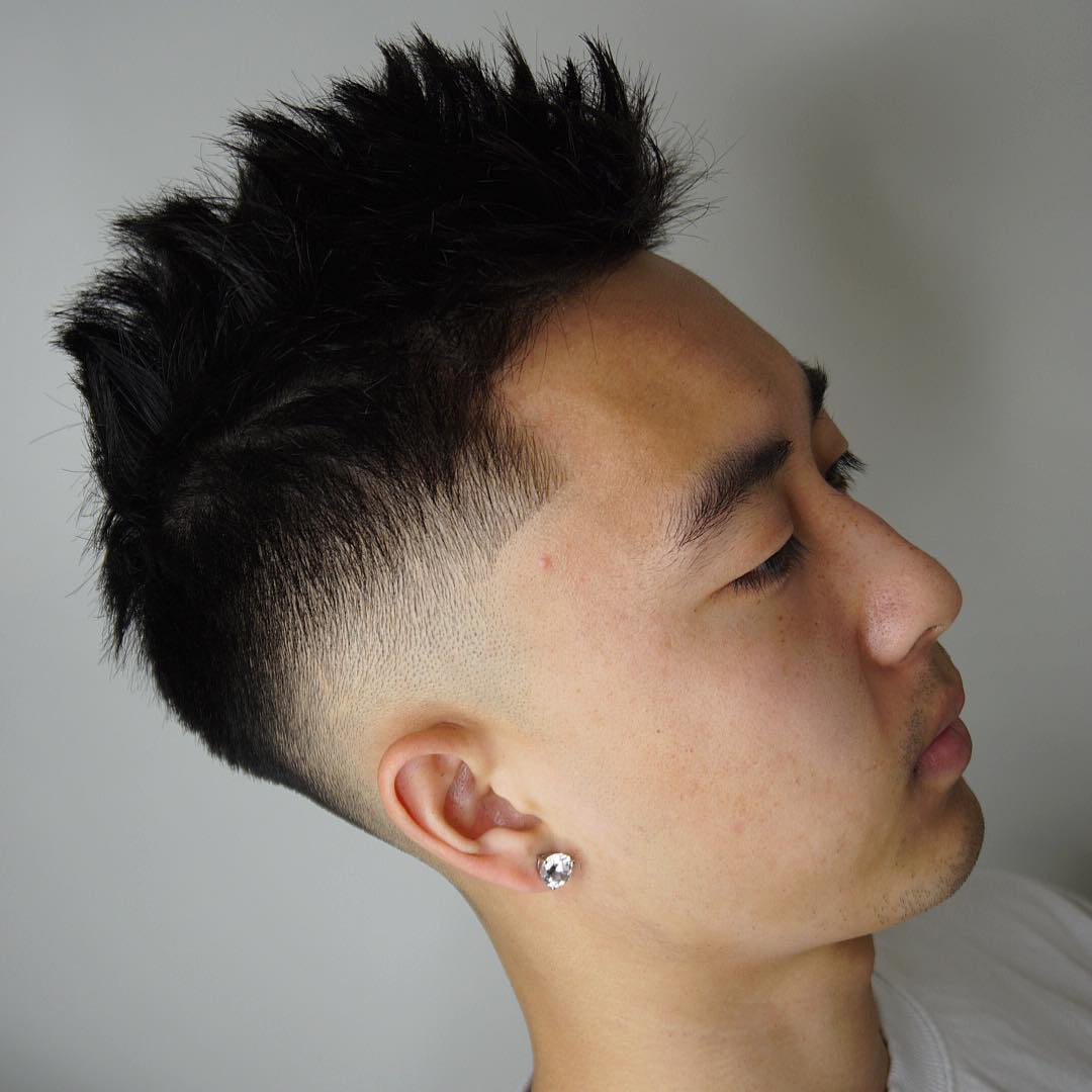 Mid fade haircut