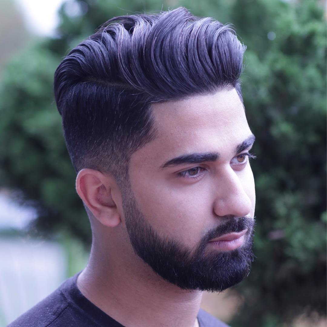 Mid Fade Pompadour