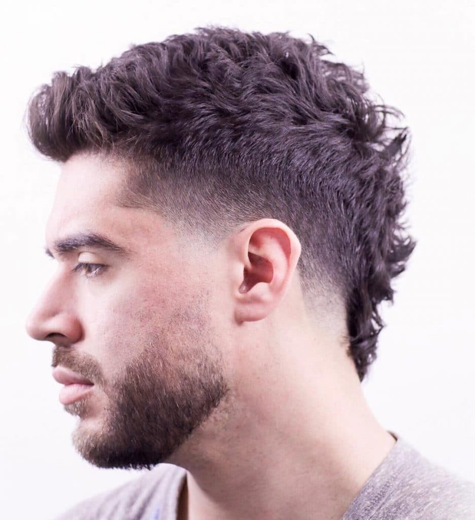 taper fade mohawk haircut