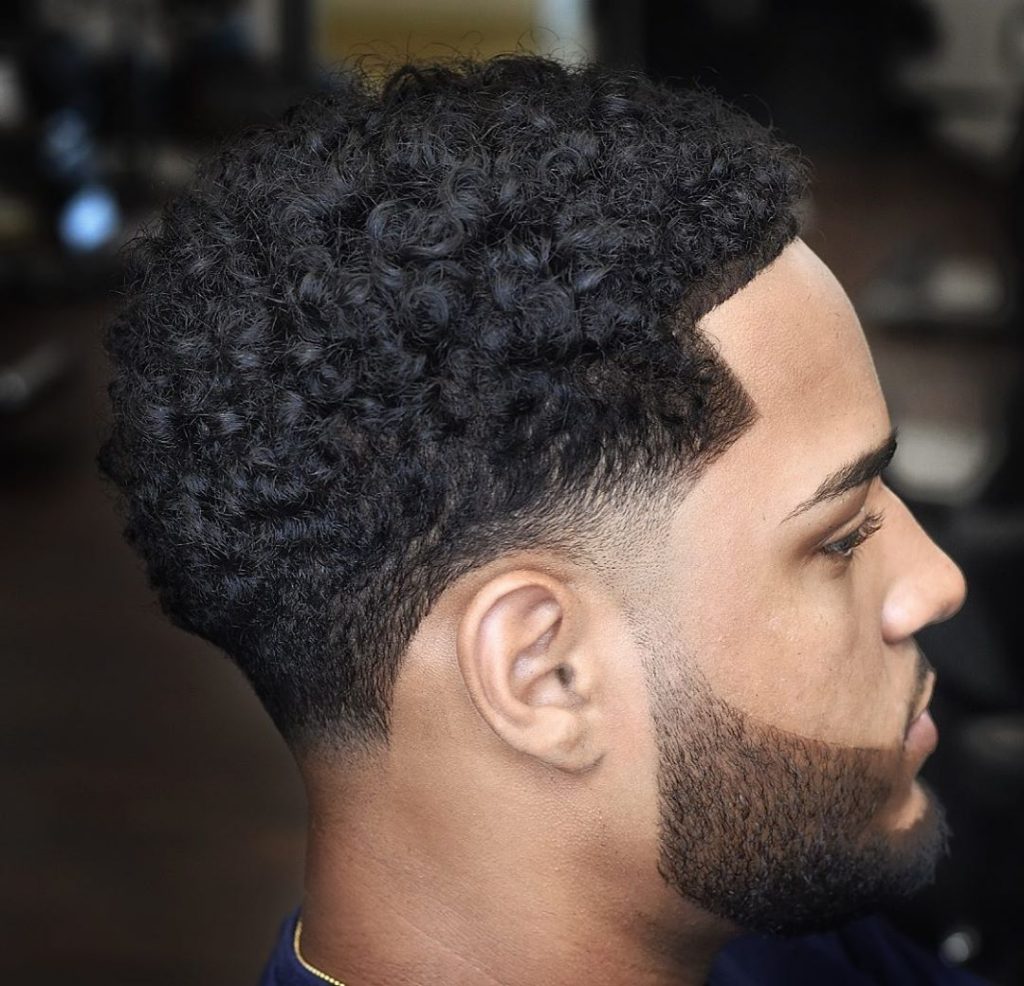 Taper Fade Curly Hair