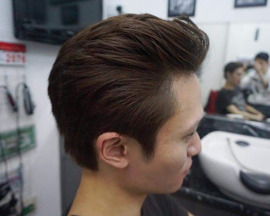 Modern pompadour